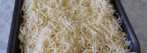 картофель с сосиской в духовке. Шаг 11