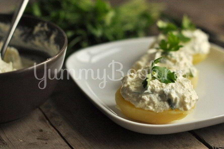 Рецепт картофель с творогом