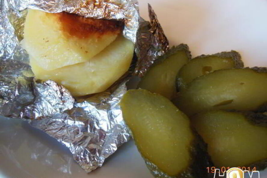 Рецепт картофель в фольге пикник