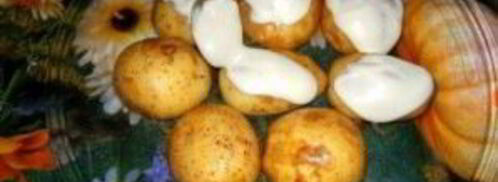 картофель в микроволновке. Шаг 2