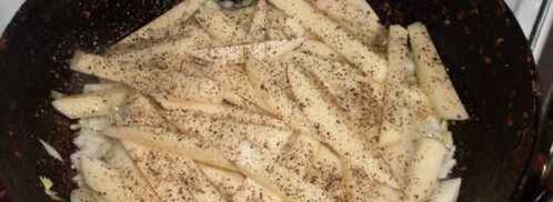 картофель жареный с мясом. Шаг 13