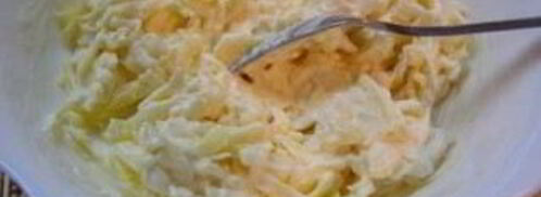 картошка с колбасой и сыром в духовке. Шаг 5