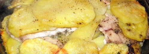 картошка с куриными грудками в микроволновке. Шаг 8