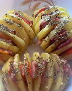 Картошка с ветчиной в духовке