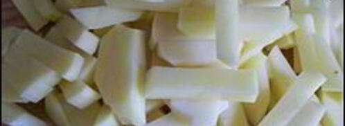 картошка жаренная с салом. Шаг 2