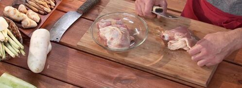 кхао ман кай — рис в курином жире. Шаг 2