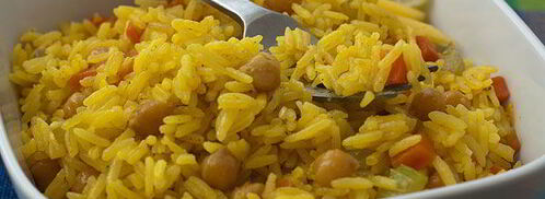 постный рис с овощами и нутом. Шаг 10