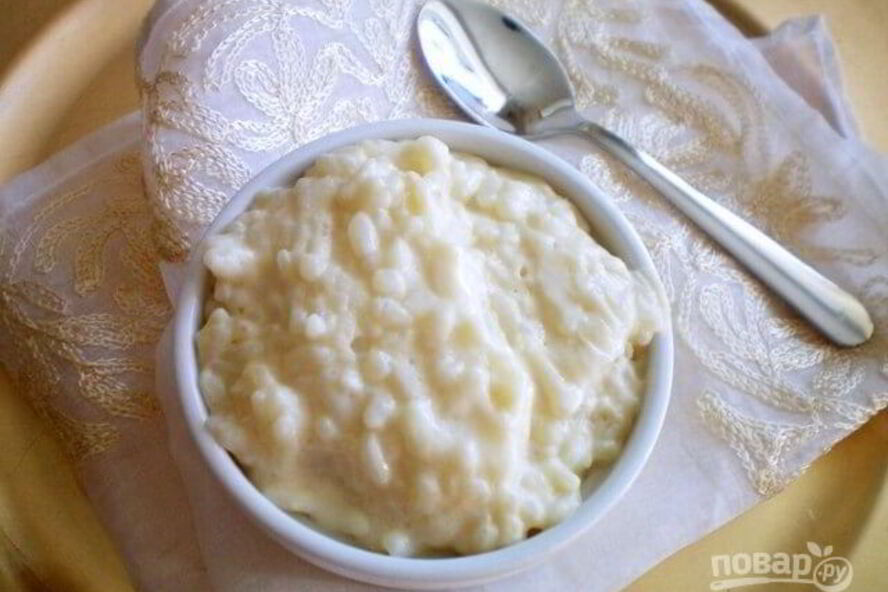 Рецепт рис на молоке