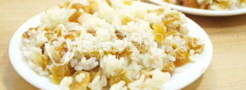 рис с изюмом. Шаг 7