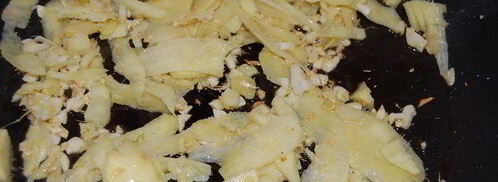 рис с креветками, мидиями и соусом терияки. Шаг 2