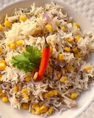 Рис с кукурузой в мультиварке