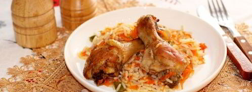 рис с куриными ножками в духовке. Шаг 9