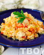 Рис с курицей в мультиварке