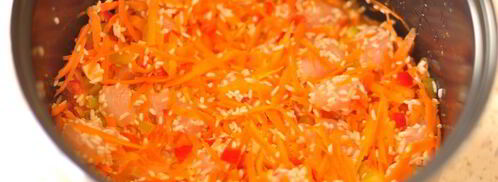 рис с курицей в мультиварке. Шаг 2