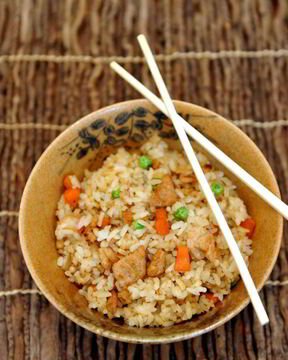 Рис с мясом и овощами