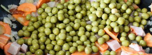 рис с зеленым горошком. Шаг 6