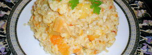 рис, тушенный с мясом и овощами. Шаг 5