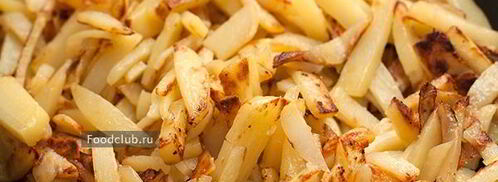 жареная картошка с лисичками. Шаг 6