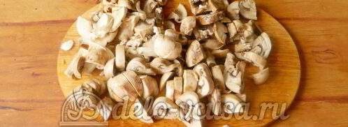 жареная картошка с шампиньонами. Шаг 2