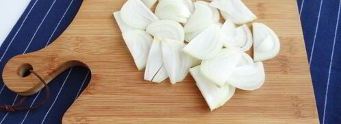 жареная картошка с солеными грибами. Шаг 9