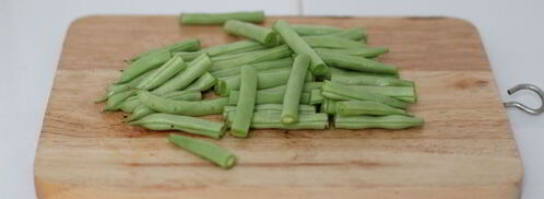 жареный рис с фасолью и грибами. Шаг 5