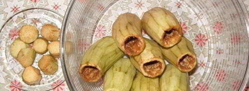 долма из баклажан, помидоров и перца. Шаг 3