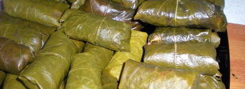 долма с бараниной под сметанно-чесночным соусом. Шаг 8