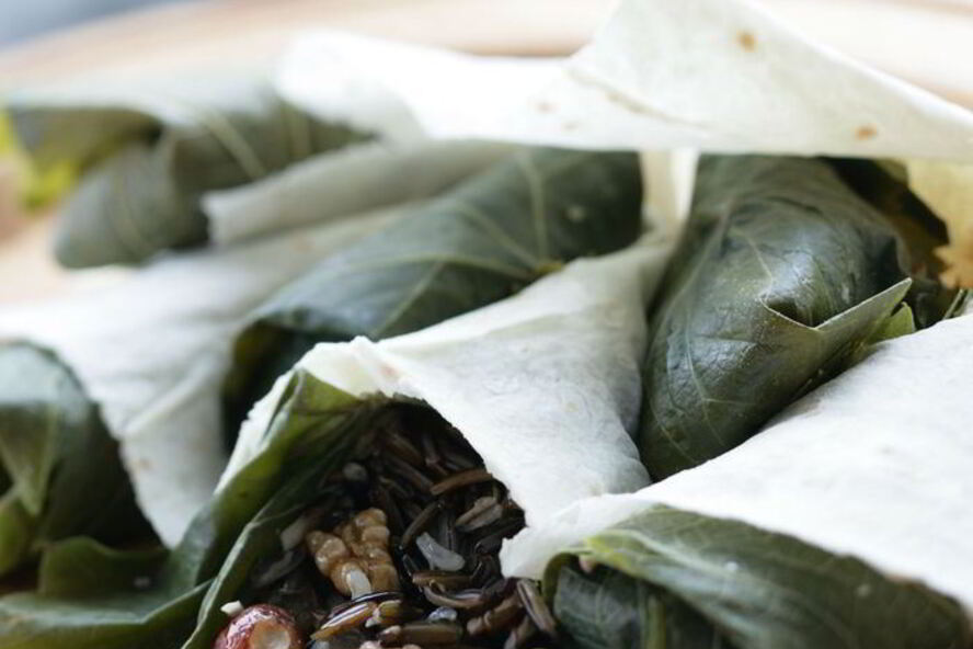 Рецепт долма с диким рисом