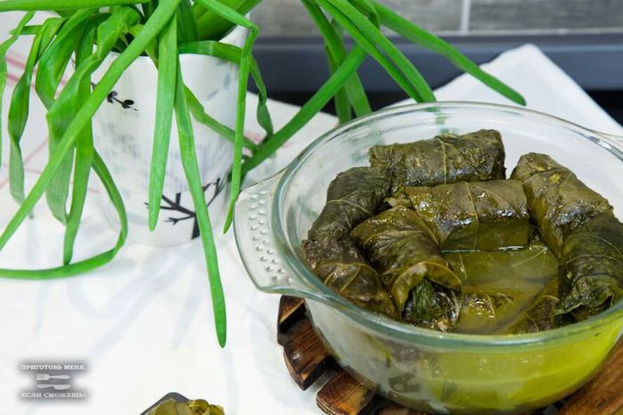 Рецепт долма с индейкой и кускусом