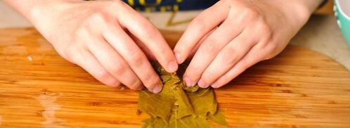 долма в мультиварке. Шаг 9