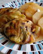 Голубцы с фасолью