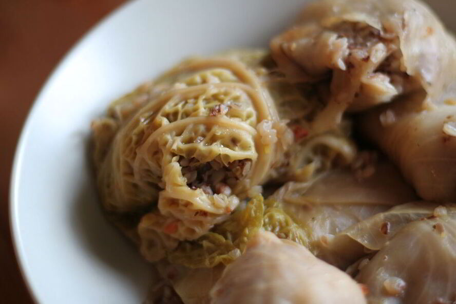 Рецепт голубцы с гречкой и грибами