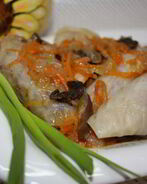 Голубцы с гречкой и картофелем