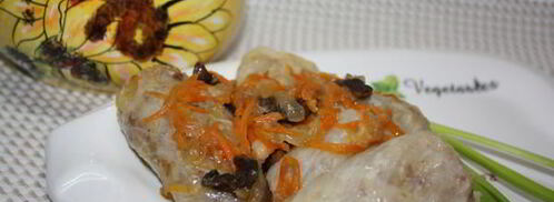 голубцы с гречкой и картофелем. Шаг 10