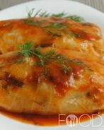 Голубцы с грибами