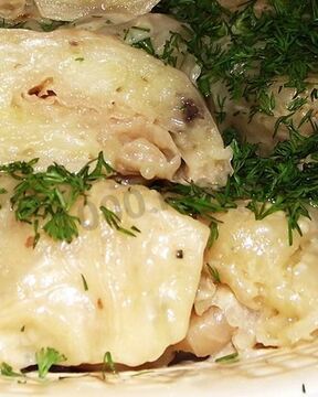 Голубцы с картошкой