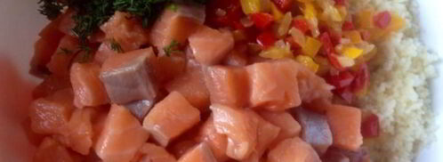 голубцы с кускусом и семгой. Шаг 7