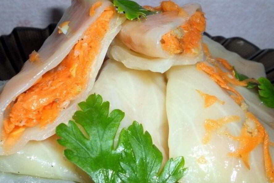 Рецепт голубцы с морковкой