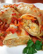 Голубцы с пшенным фаршем