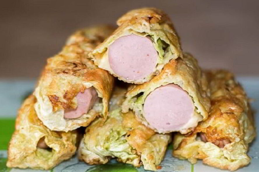 Рецепт голубцы с сосисками