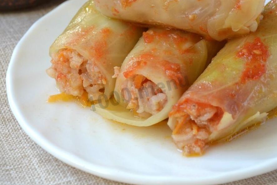 Рецепт голубцы в микроволновке