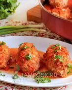 Ленивые голубцы с подливкой в духовке