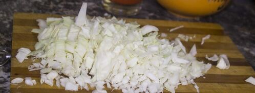 ленивые голубцы в духовке в сметанном соусе. Шаг 4