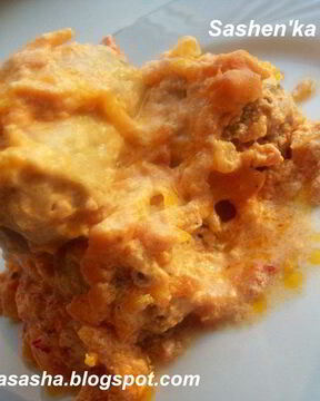 Мини-голубцы в одежке из кабачков