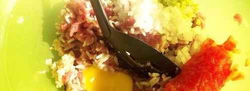 мини-голубцы в одежке из кабачков. Шаг 2