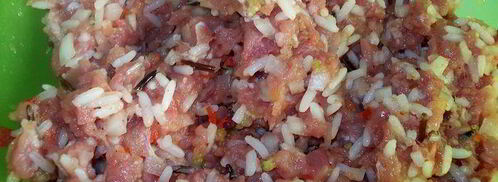 мини-голубцы в одежке из кабачков. Шаг 3