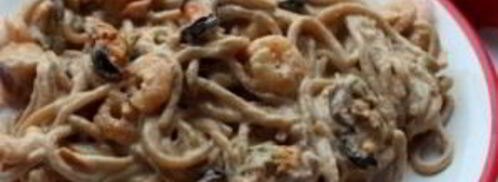 гречневая лапша с морепродуктами. Шаг 10