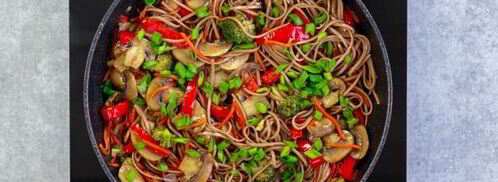 гречневая лапша с овощами. Шаг 11