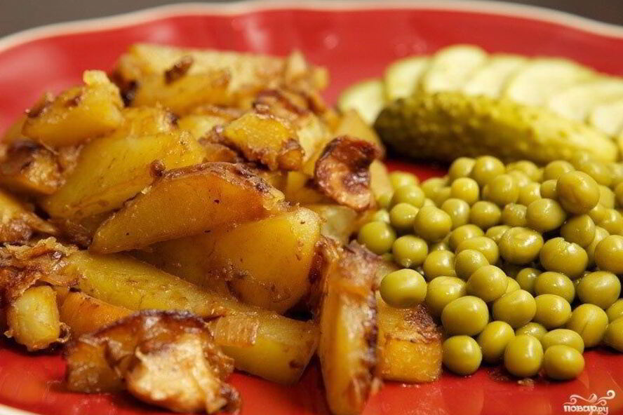 Рецепт белые грибы с картошкой