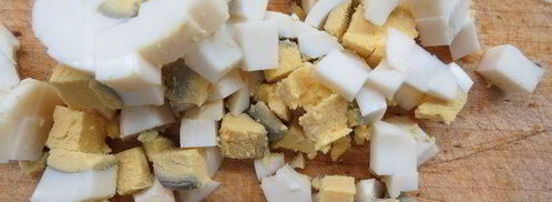 фаршированные шампиньоны под сметанным соусом. Шаг 4